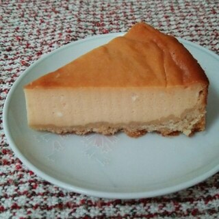 ゴムベラで混ぜるだけ♪ベイクドチーズケーキ